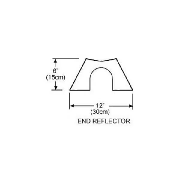 SunStar End Reflector Kit For Infrared Heaters, Sunstar Heating Products, Mfr#: 43341000
