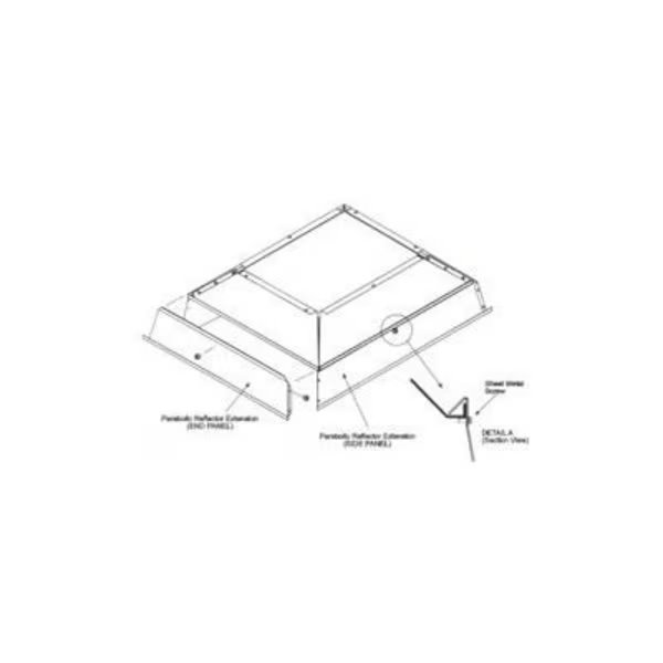 SunStar Parabolic Reflector Extension For 30,000 To 40,000 BTU Ceramic Heaters, Sunstar Heating Products, Mfr#: 43822010