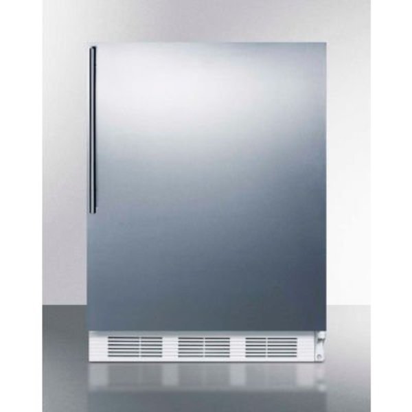 Summit-ADA Compliant Freestanding Refrigerator-Freezer, 5.1 Cu. Ft., 24" Wide, Summit Appliance Div., Mfr#: CT661WSSHVADA