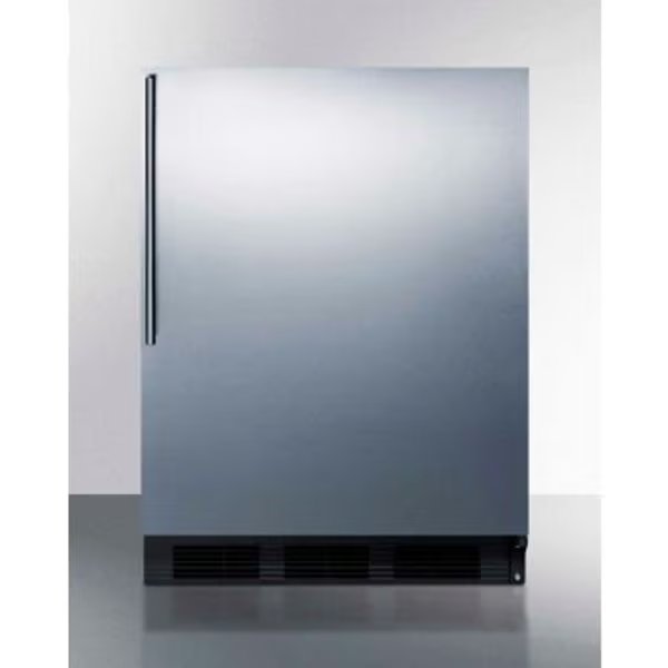 Summit-Freestanding Counter Height Refrigerator-Freezer, 5.1 Cu. Ft., 24" Wide, Summit Appliance Div., Mfr#: CT663BKSSHV