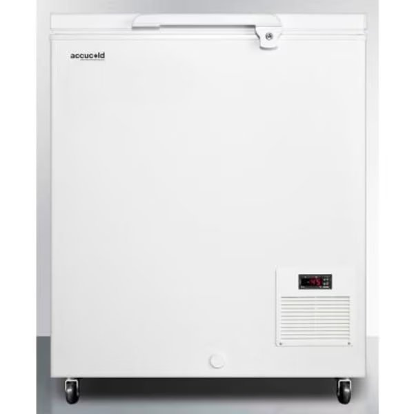 Accucold Laboratory Chest Freezer with Digital Thermostat, 4.8 Cu.Ft., -45°C Capable, Summit Appliance Div., Mfr#: EL11LT