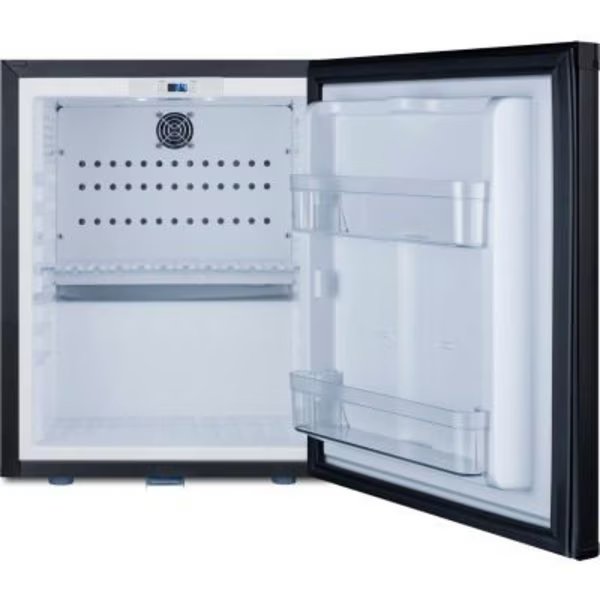 Summit Compact Minibar W/ Solid Door & Front Lock, 15-7/8"W X 17-1/4"D X 20-1/4"H, Summit Appliance Div., Mfr#: MB12B