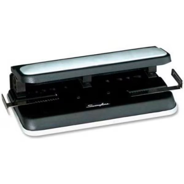 Swingline® EasyTouch„¢ Heavy Duty Punch, 2 - 7 Holes, 32 Sheets, Black, Swingline, Mfr#: 74300