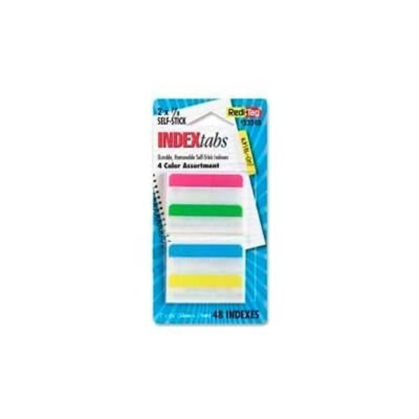 Redi-Tag® Removable Tabs, 2" x 11/16", Assorted Colors, 48 Tabs/Pack, Redi-Tag, Mfr#: 33248