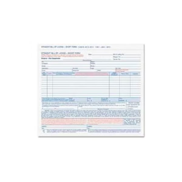 Tops® Bill Of Lading Forms, 4-Part, Carbonless, 8-1/2" x 7", White, 50 Sets/Pack, Tops Business Forms, Mfr#: 3843