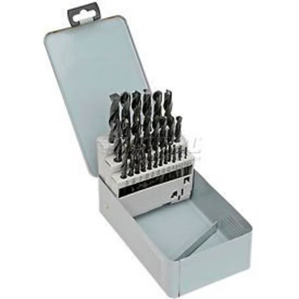 29 Pc. HSS Import Black Oxide Jobbers Drill Set, Star Tool Supply, Mfr#: 1450432