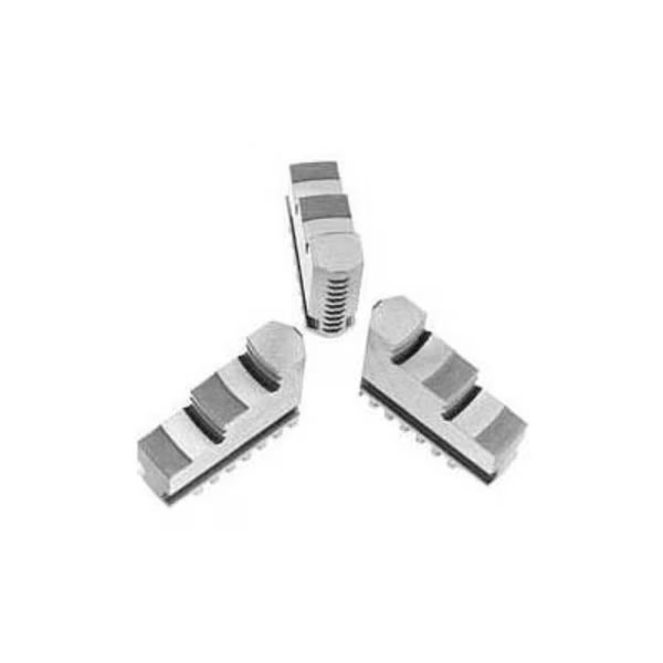Bison Hard Solid ID Jaws for 8" 3-Jaw Scroll Chuck, 3 Piece Set, Bison Usa, Mfr#: 7-881-308