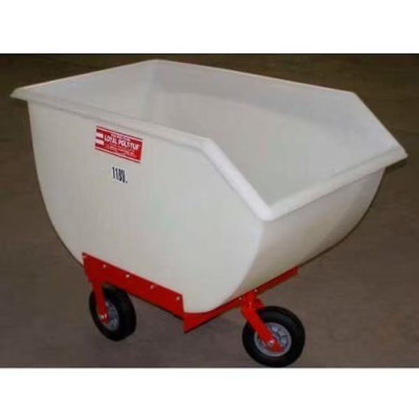 Poly-TufÂ 11 Bushel 3 Wheel Polyethylene Nursery Cart, Loyal Roth - T.R. Metal Crafters - Hayrite, Mfr#: P11-3WI