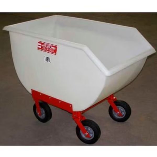 Poly-TufÂ 11 Bushel 4 Wheel Polyethylene Nursery Cart, Loyal Roth - T.R. Metal Crafters - Hayrite, Mfr#: P11-4WI