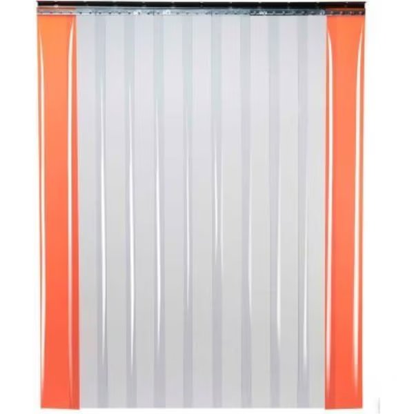 Global Industrial„¢ Low Temperature Strip Door - 10'W x 12'H - 12" Smooth Clear PVC, Tmi, Mfr#: SD11-12-10X12