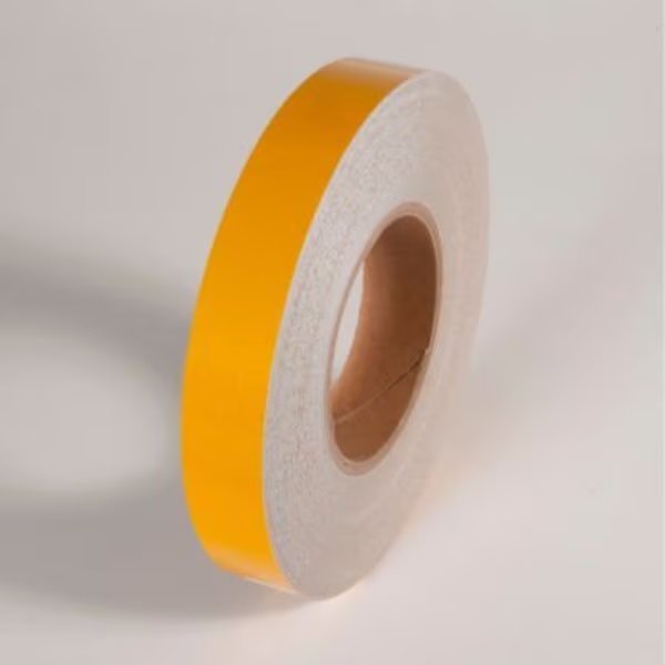 Reflective Marking Tape, Yellow, 1"W x 150'L Roll, RST551, Top Tape And Label, Mfr#: RST551