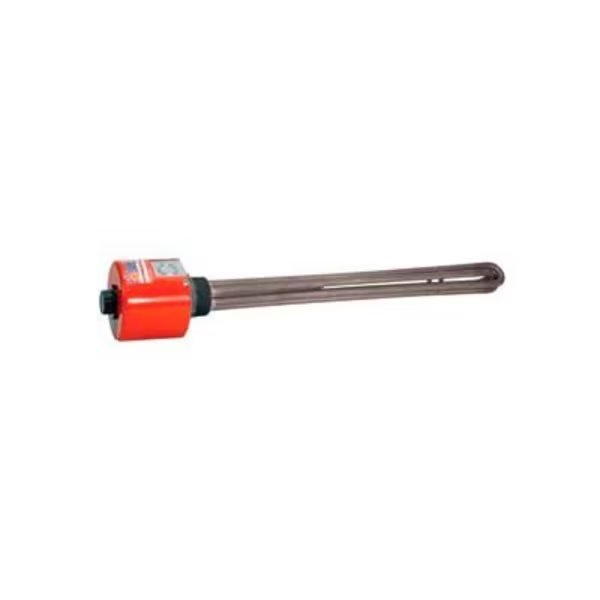 Tempco Steel Immersion Heater, 2" NPT 40-3/8"D 5000W 240V T-Stat, Tempco, Mfr#: TSP03218