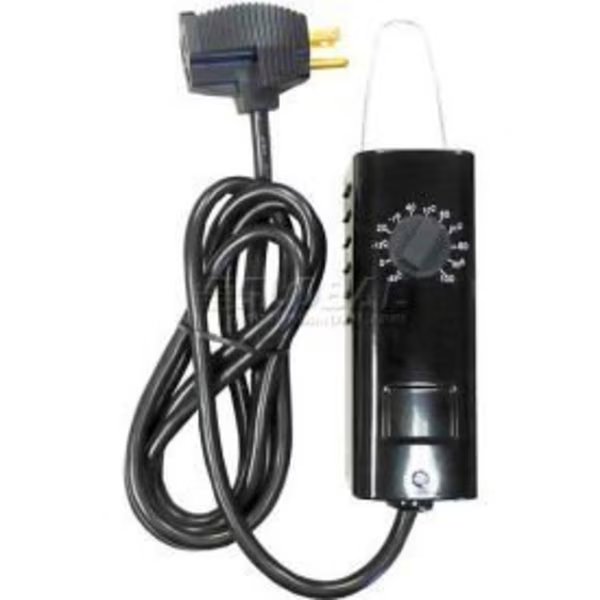 TPI Line Voltage Thermostat Industrial Series SPST Cool Only 6' Cord/Plug KTO121, Tpi Industrial, Mfr#: KT0121