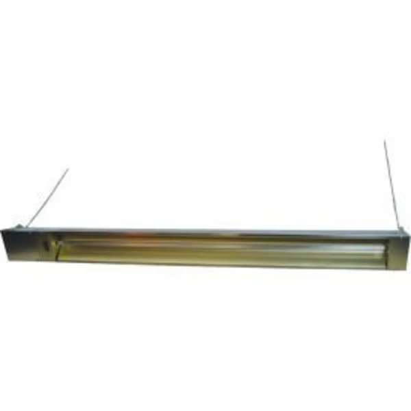 TPI Infrared Spot Heater For Indoor/Outdoor Use, 1500W, 120V, 5-3/8"W x 6-1/2"H, Silver, Tpi Industrial, Mfr#: OCH46120VSSE
