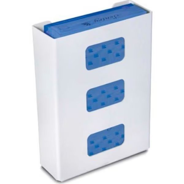 TrippNT„¢ Triple Economy Glove Box Holder, 11"W x 4"D x 15"H, White, Trippnt, Mfr#: 50307