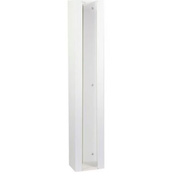 TrippNT„¢ Vertical Glove Box and Kimwipe Holder with Magnet Mount, 6"W x 4"D x 31"H, White, Trippnt, Mfr#: 50481