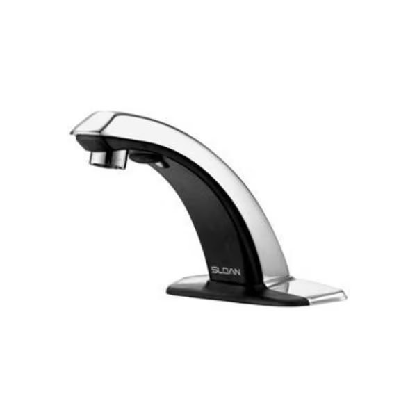 Sloan® EBF85 Sensor Activated Brass Faucet, No Mixing Valve, Bluetooth, Less Transformer, Chrome, Sloan, Mfr#: 3315047BT
