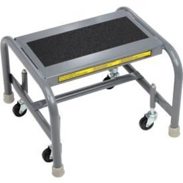 1 Step Mobile Steel Step Stand w/ Solid Anti-Slip Top Step - WLSR001163-WM, Tri Arc Manufacturing, Mfr#: WLSR001163-WM