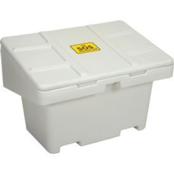 Global Industrial„¢ Lockable Outdoor Storage Container, 42"Lx29"Wx30"H, 11 Cu. Ft., Gray, Techstar Plastics, Mfr#: SOS 11-GRAY