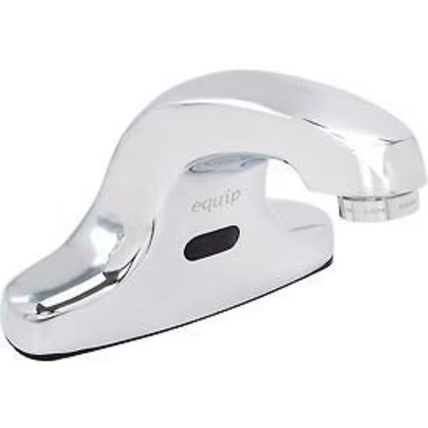 T&S® 5EF-2D-DS Equip Sensor Faucet, 4" Deck Mount, 2.2 GPM, Chrome, T&S Brass, Mfr#: 5EF-2D-DS
