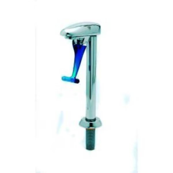T&S Brass B-1210 Pedestal Push Back Single Glass Filler, T&S Brass, Mfr#: B-1210