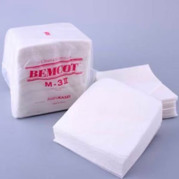 Bemcot Wiper M-3II Anti-Static Cleanroom Wipers, 10" x 10", 100/Pack, 30 Packs/Case-, Transforming Technologies, Mfr#: WPBEMM-3II