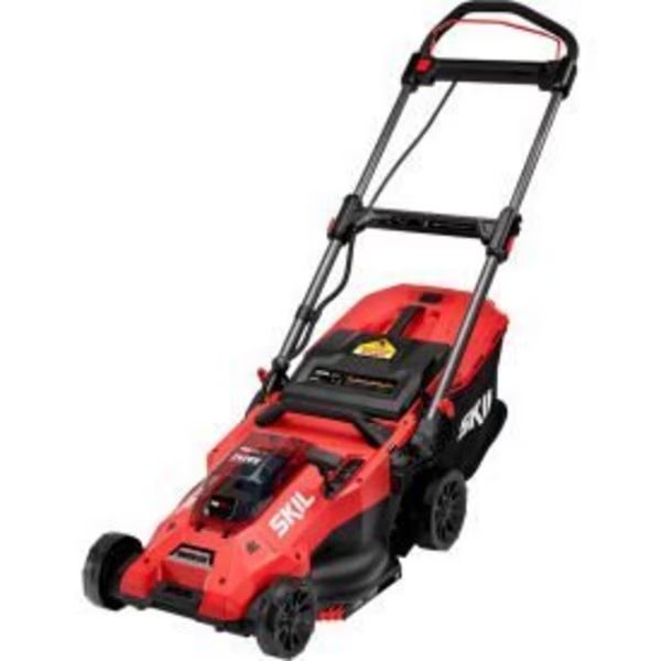 Skil PM4912B-20 PWR CORE 20 Brushless 18" Lawn Mower W/ 2 4.0 Ah Batteries & Dual Port Charger, Skil, Mfr#: PM4912B-20