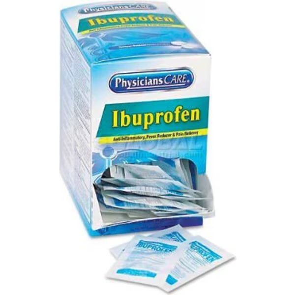 PhysiciansCare 90109 Ibuprofen Pain Reliever, 125 Doses, Acme United, Mfr#: 90109