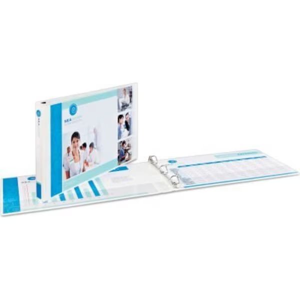 Avery® Tabloid Heavy-Duty View Binder, Slant Ring, 2" Capacity, 11 x 17, White, Avery Dennison, Mfr#: 72126