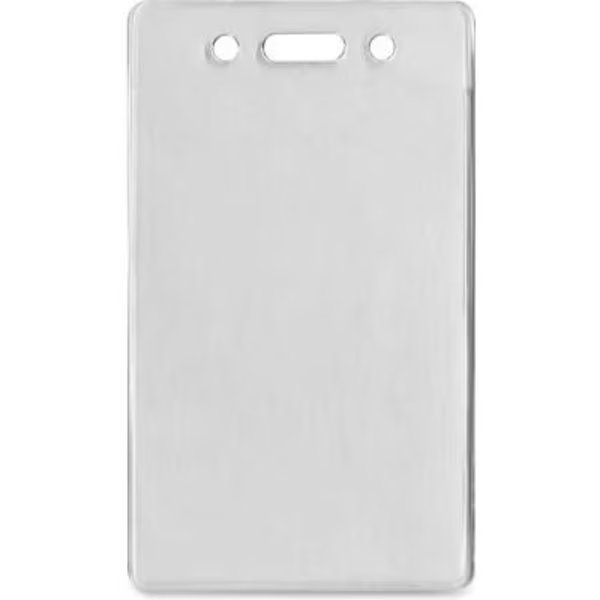 Advantus® Proximity ID Badge Holder, Vertical, 2-3/8" x 3-3/8", Clear, 50/Pack, Advantus, Mfr#: 75451