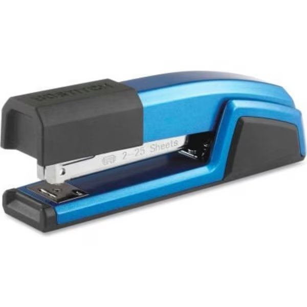 Stanley Bostitch® Antimicrobial Full Strip Metal Stapler, 25-Sheet Capacity, Blue, Bostitch, Mfr#: B777BLUE