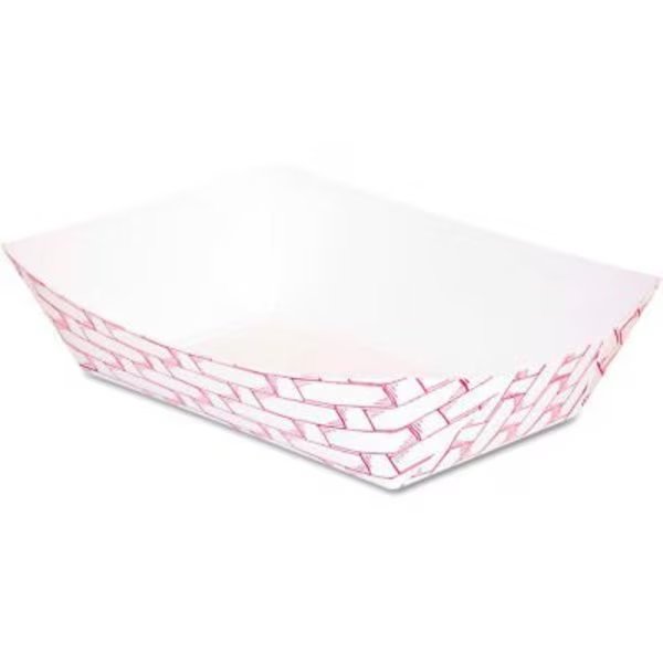 ¬Æ Paper Food Baskets, 4 Oz. Capacity, Red/White, Boardwalk, Mfr#: BWK 30LAG025
