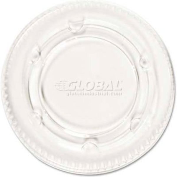 Pactiv® BWKYLS-2FR, Portion Cup Lids, Fits 1-1/2-2-1/2 oz. Cups, Plastic, Clear, 2400/Carton, Boardwalk, Mfr#: BWK YLS-2FR