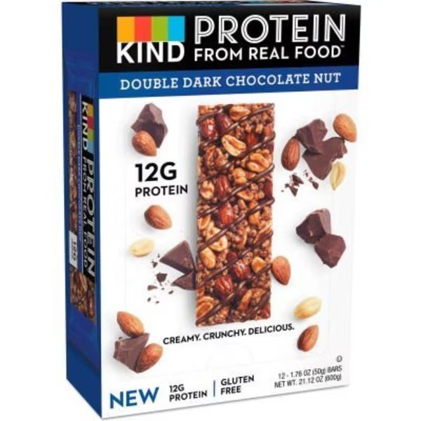 KIND® Protein Bars, Double Dark Chocolate, 1.76 oz., 12/Box, Kind, Mfr#: 26036