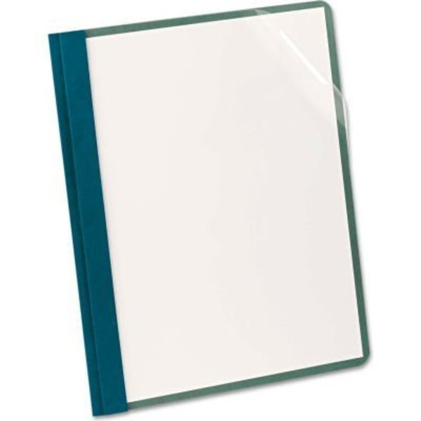 Earthwise¬Æ by Oxford¬Æ Recycled Clear Front Report Covers, Letter Size, Blue, 25/Box, Esselte Pendaflex Corp., Mfr#: 57872