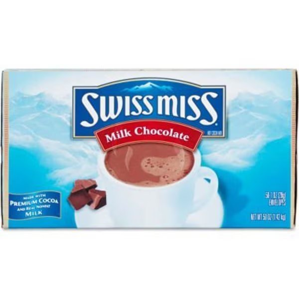 Swiss Miss¬Æ, Hot Cocoa Mix, Milk Chocolate, 0.73 oz., 50/Box, Conagra Foods, Mfr#: SWM47491