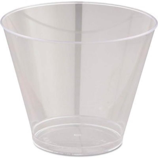 Plastic Tumbler, 9 Oz., Translucent, Squat, 500/Pack, Wna-Comet, Mfr#: WNA T9S