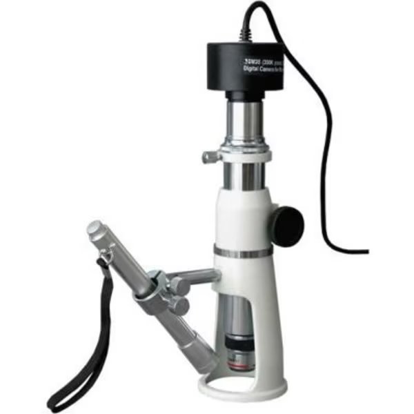 AmScope H2510 20X, 50X & 100X Stand/Shop Measuring Microscope with Pen Light, United Scope Llc., Mfr#: H2510