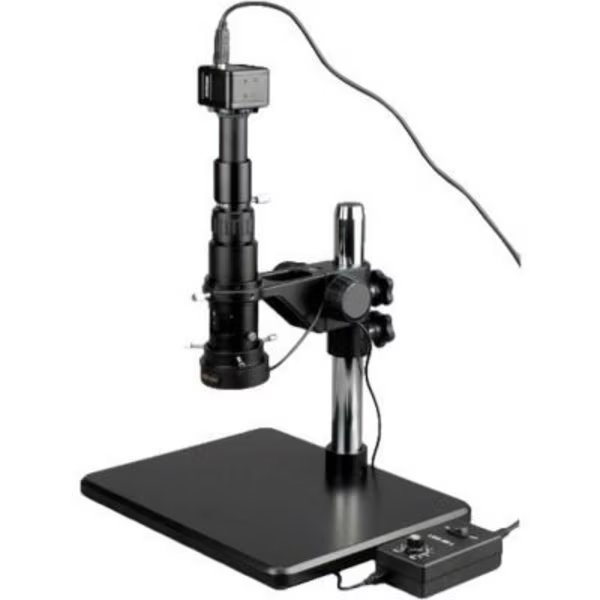 AmScope 11X-80X Industrial Single Zoom Inspection Microscope with 5MP USB Digital Camera, United Scope Llc., Mfr#: H800-5M