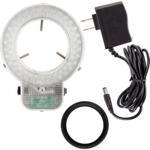 AmScope LED-64S 64-LED Microscope Ring Light with Dimmer, United Scope Llc., Mfr#: LED-64S