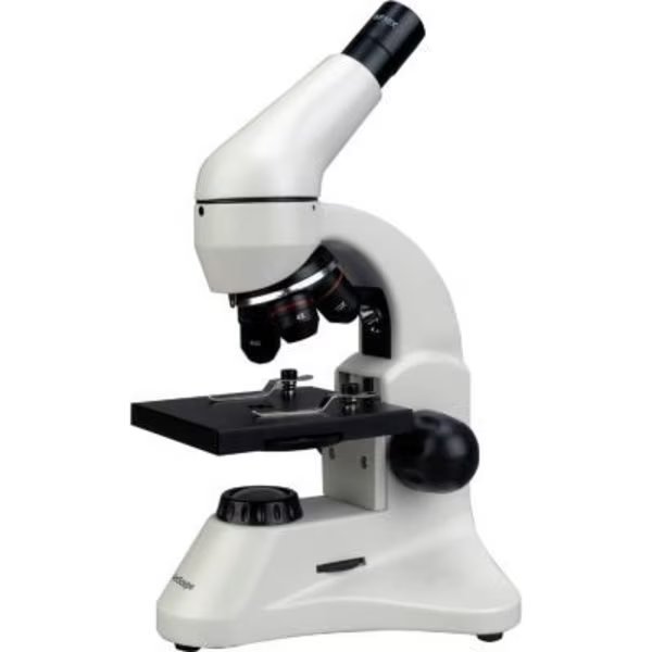 AmScope M120C-2L-PB10 40X-1000X Dual Light Student Compound Microscope with Batteries and Slide Set, United Scope Llc., Mfr#: M120C-2L-PB10