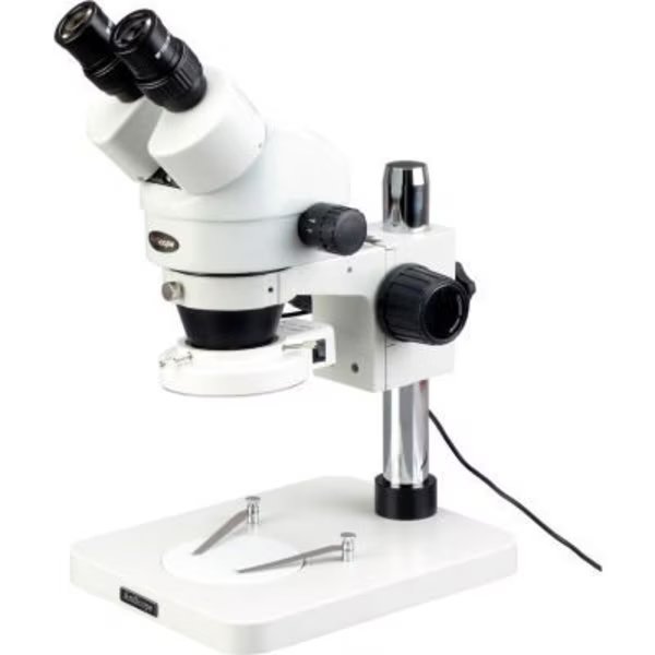 AmScope SM-1BS-64S 7X-45X Inspection Dissecting Zoom Stereo Microscope with 64-LED Light, United Scope Llc., Mfr#: SM-1BS-64S