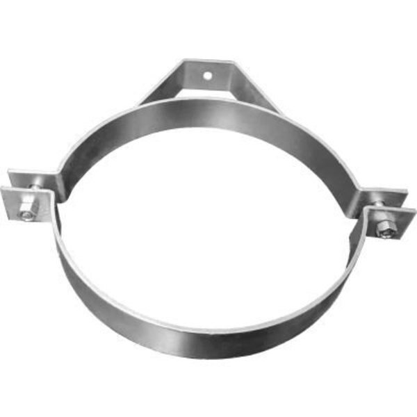 US Duct Hat Style Saddle Hanger, 10" Diameter, Galvanized, Us Duct, Mfr#: HSH10.G
