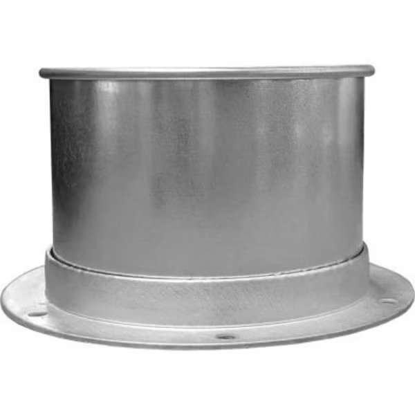 US Duct Clamp Together Angle Flange Adapter, 8" Diameter, Galvanized, 22 Gauge, Us Duct, Mfr#: RAF08.G22