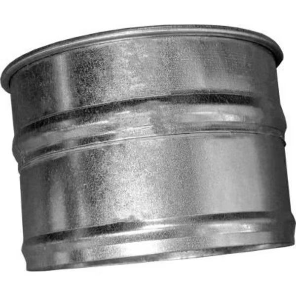 US Duct Clamp Together Hose Adapter, 3" Diameter, Galvanized, 24 Gauge, Us Duct, Mfr#: RAH03.G24