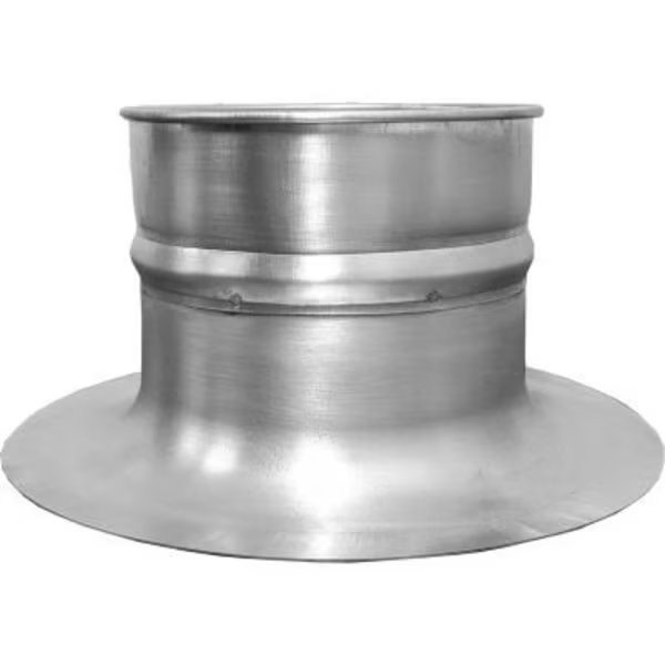 US Duct Clamp Together Bell Mouth Hood, 8" Diameter, Galvanized, 22 Gauge, Us Duct, Mfr#: SBM08.G22
