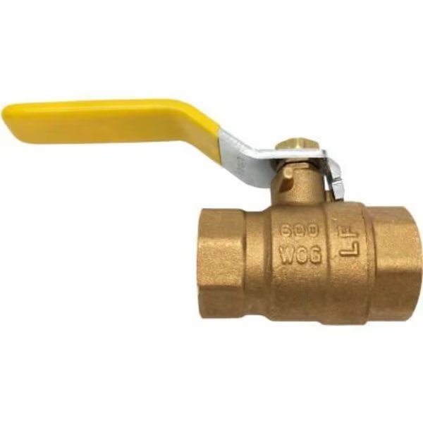 THEWORKSÂ LF Brass Full Port Ball Valve - Threaded - 1/2, Robinson Tech International New Jersey, Mfr#: LFBV103