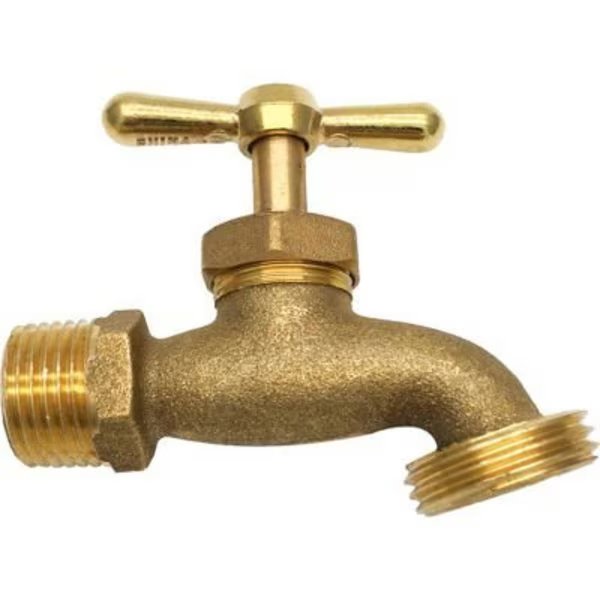 THEWORKSÂ Hose Bibb - 1/2" MIP x 3/4" MHT, Robinson Tech International New Jersey, Mfr#: LFBV179
