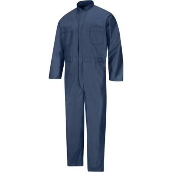 Red Kap® ESD/Anti-Static Operations Coverall, Navy, Polyester/Nylon, Tall, L, Vf Imagewear, Mfr#: CK44NVLNL