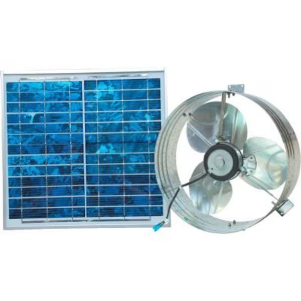 Ventamatic® VX2515SOLUPS Solar Powered Gable Mount Attic Vent, Ventamatic, Mfr#: VX2515SOLUPS